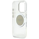 Guess IML Metal Colored Circle Classic Logo MagSafe - Etui do iPhone 16 Pro Max (szary)