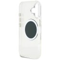 Guess IML Metal Colored Circle Classic Logo MagSafe - Etui do iPhone 16 (czarny)