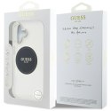 Guess IML Metal Colored Circle Classic Logo MagSafe - Etui do iPhone 16 (czarny)