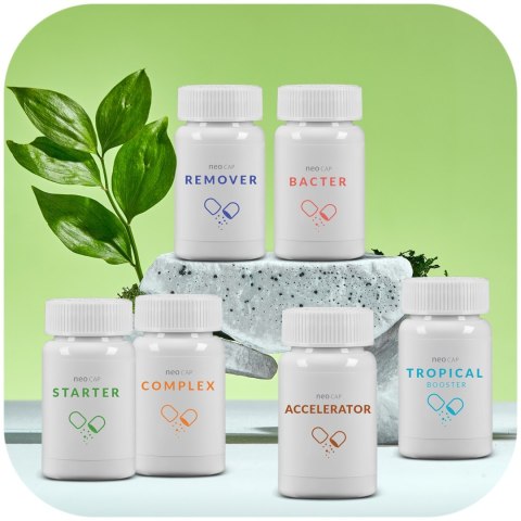 Neo Cap Tropical Booster - 20 kapsułek pożywka dla bakterii i czyszczenie wody Neo Cap Tropical Booster - 20 kapsułek pożywka dla bakterii i czyszczenie wody