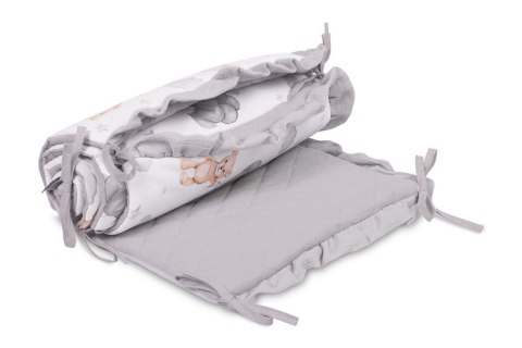OCHRANIACZ DO ŁÓŻECZKA MUŚLIN TEDDY SZARY OCHRANIACZ DO ŁÓŻECZKA MUŚLIN TEDDY SZARY