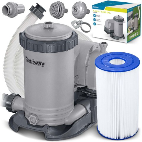 Pompa filtrująca do basenów 9463L/h Bestway 58391 Pompa filtrująca do basenów 9463L/h Bestway 58391