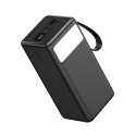 Powerbank 50000mAh 20W 2xUSB-A + 2xUSB-C + kabel USB-C -> USB-C + latarka PLATINET (45872)