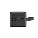 Powerbank 50000mAh 20W 2xUSB-A + 2xUSB-C + kabel USB-C -> USB-C + latarka PLATINET (45872)