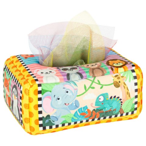 Sorter pudełko z chusteczkami sensoryczne montessori pluszowe cyfry litery Sorter pudełko z chusteczkami sensoryczne montessori pluszowe cyfry litery
