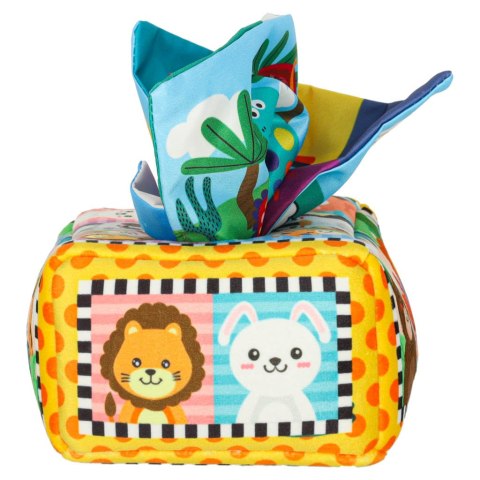Sorter pudełko z chusteczkami sensoryczne montessori pluszowe cyfry litery Sorter pudełko z chusteczkami sensoryczne montessori pluszowe cyfry litery