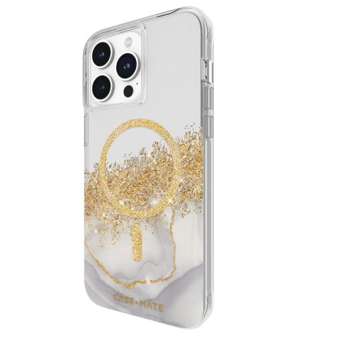 Case-Mate Karat MagSafe - Etui iPhone 15 Pro Max zdobione złotem (Marble) Case-Mate Karat MagSafe - Etui iPhone 15 Pro Max zdobione złotem (Marble)
