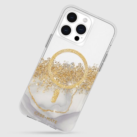 Case-Mate Karat MagSafe - Etui iPhone 15 Pro Max zdobione złotem (Marble) Case-Mate Karat MagSafe - Etui iPhone 15 Pro Max zdobione złotem (Marble)