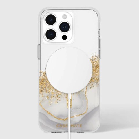 Case-Mate Karat MagSafe - Etui iPhone 15 Pro Max zdobione złotem (Marble) Case-Mate Karat MagSafe - Etui iPhone 15 Pro Max zdobione złotem (Marble)