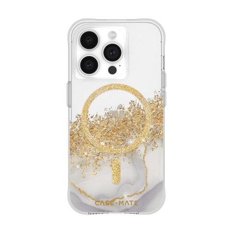 Case-Mate Karat MagSafe - Etui iPhone 15 Pro zdobione złotem (Marble) Case-Mate Karat MagSafe - Etui iPhone 15 Pro zdobione złotem (Marble)