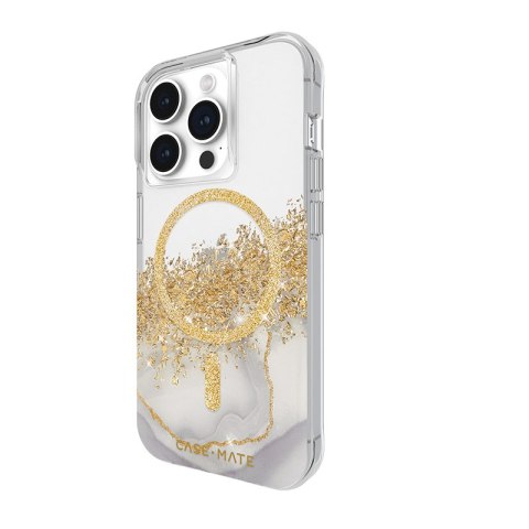 Case-Mate Karat MagSafe - Etui iPhone 15 Pro zdobione złotem (Marble) Case-Mate Karat MagSafe - Etui iPhone 15 Pro zdobione złotem (Marble)