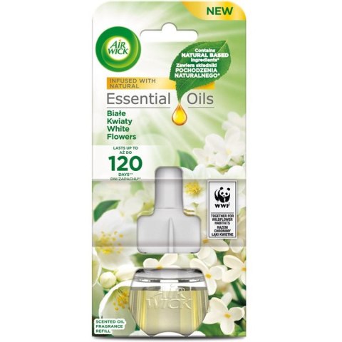 Odświeżacz AIR WICK elektryczny - zapas Białe Kwiaty 19ml Odświeżacz AIR WICK elektryczny - zapas Białe Kwiaty 19ml