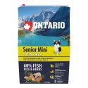 Ontario Senior Mini 7 Fish & Rice 2,25kg / Dla starszych psów małych ras z 7 rybami i ryżem 2,25kg (214-11175)