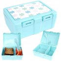 POJEMNIK ŚNIADANIOWY Z PRZEGRODĄ I SZTUĆCAMI LUNCHBOX ŚNIADANIÓWKA