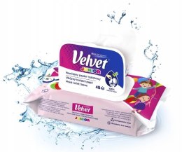 Papier toaletowy VELVET (48 listków) nawilżany Junior