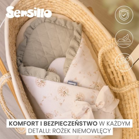 ROŻEK MUŚLINOWY GAŁĄZKA ZIELONY 75x75 ROŻEK MUŚLINOWY GAŁĄZKA ZIELONY 75x75