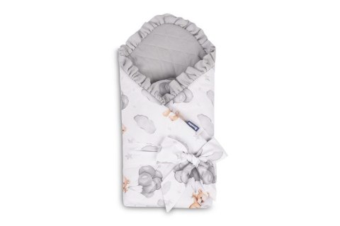 ROŻEK MUŚLINOWY TEDDY SZARY 75x75 ROŻEK MUŚLINOWY TEDDY SZARY 75x75