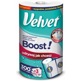 Ręcznik papierowy VELVET BOOST Super Strong