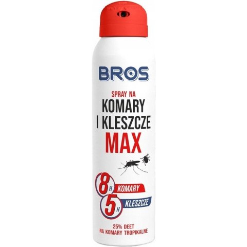 Spray na komary i kleszcze MAX 90ml BROS Spray na komary i kleszcze MAX 90ml BROS