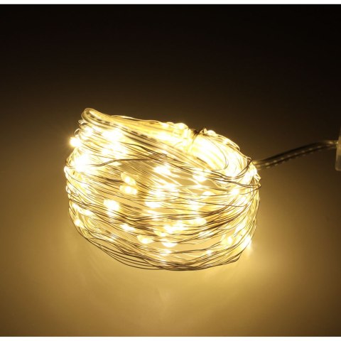 Lampki LED druciki dekoracyjne 5m 50LED ciepły biały Lampki LED druciki dekoracyjne 5m 50LED ciepły biały