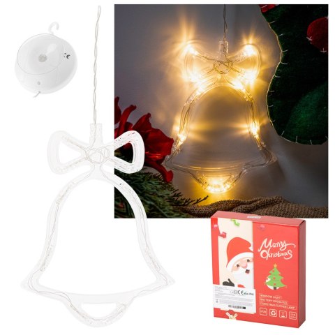 Lampki LED wisząca ozdoba dekoracja świąteczna dzwoneczek 10 LED Lampki LED wisząca ozdoba dekoracja świąteczna dzwoneczek 10 LED