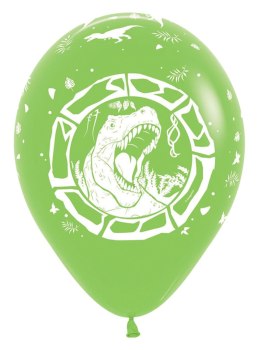 Balony lateksowe Sempertex Dinozaur T-Rex, Dino, 30cm, 25szt.