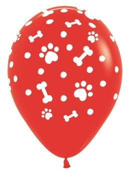 Balony lateksowe Sempertex Łapki, Psi Patrol, 30cm, 25szt.