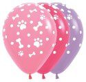 Balony lateksowe Sempertex Łapki, Psi Patrol 30cm, 25szt.