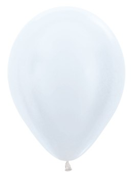 Balony lateksowe Sempertex Pearl White, 30cm, 50szt.