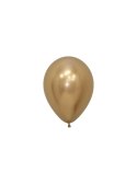 Balony lateksowe Sempertex, Reflex Gold, 12cm, 50szt.
