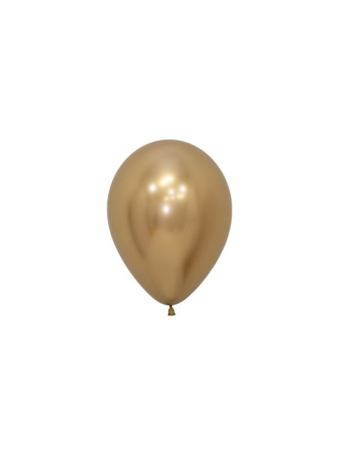 Balony lateksowe Sempertex, Reflex Gold, 12cm, 50szt. Balony lateksowe Sempertex, Reflex Gold, 12cm, 50szt.