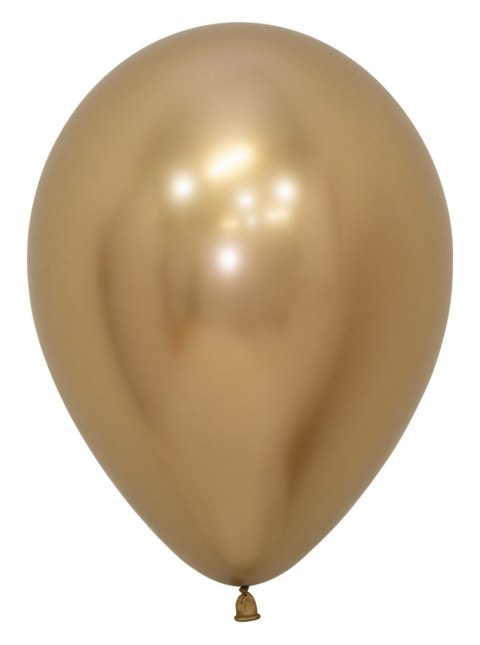 Balony lateksowe Sempertex, Reflex Gold, 30cm, 50szt. Balony lateksowe Sempertex, Reflex Gold, 30cm, 50szt.