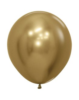 Balony lateksowe Sempertex, Reflex Gold, 45cm, 1 szt