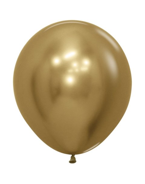 Balony lateksowe Sempertex, Reflex Gold, 45cm, 1 szt Balony lateksowe Sempertex, Reflex Gold, 45cm, 1 szt