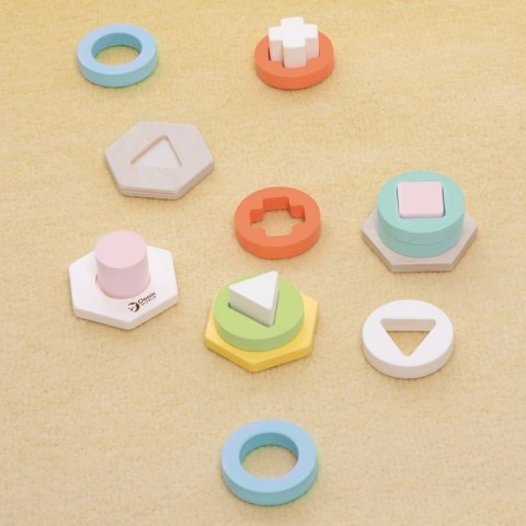 CLASSIC WORLD Sorter Montessori Kształtów i Kolorów Układanka Wieża CLASSIC WORLD Sorter Montessori Kształtów i Kolorów Układanka Wieża