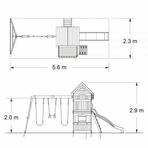 Ogromny Drewniany Plac Zabaw Atlantic Backyard Discovery Step2 Ogromny Drewniany Plac Zabaw Atlantic Backyard Discovery Step2