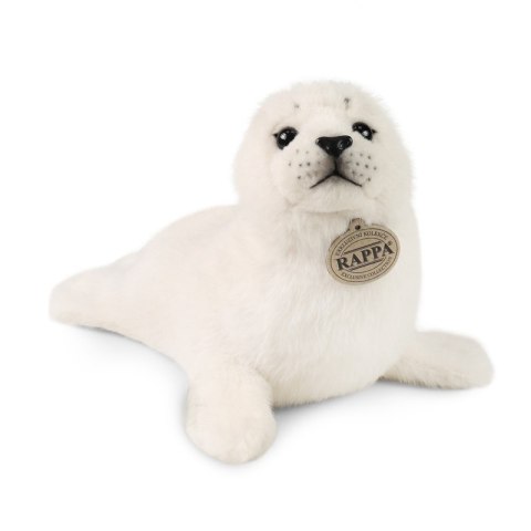 Rappa - Pluszowa realistyczna maskotka Foka biała 30 cm Eco-Friendly Rappa - Pluszowa realistyczna maskotka Foka biała 30 cm Eco-Friendly