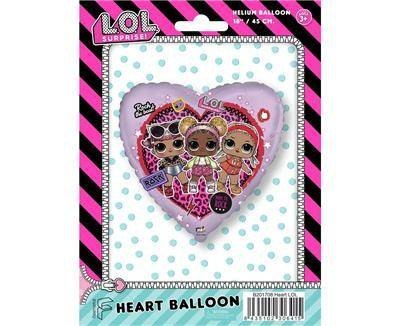 Balon Foliowy Flexmetal, Serce LOL: Rock, 46 cm Balon Foliowy Flexmetal, Serce LOL: Rock, 46 cm