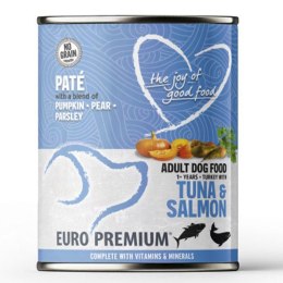 Euro Premium Pate Adult With Tuna & Salmon - mokra karma dla psa tuńczyk i łosoś 400g