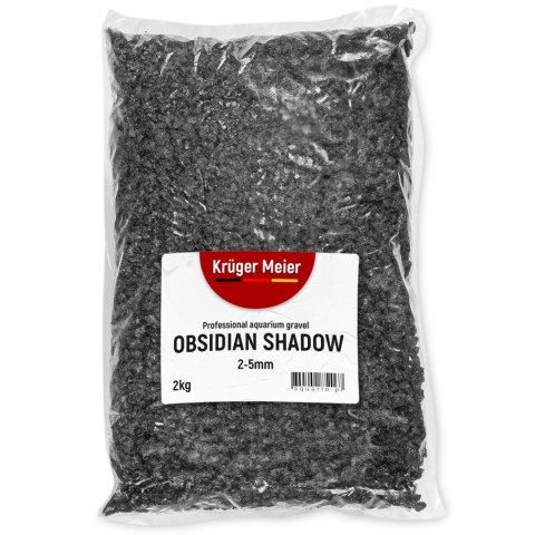 Kruger Meier Obsidian Shadow 2-5 mm - Żwirek akwarystyczny 2 kg Kruger Meier Obsidian Shadow 2-5 mm - Żwirek akwarystyczny 2 kg