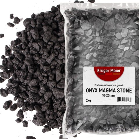 Kruger Meier Onyx Magma Stones 10-20 mm - Żwir do akwarium 2kg Kruger Meier Onyx Magma Stones 10-20 mm - Żwir do akwarium 2kg