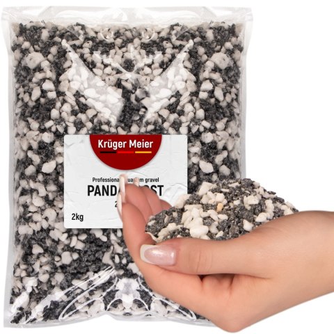 Kruger Meier Panda Frost 2-5 mm - Żwirek akwarystyczny 2 kg Kruger Meier Panda Frost 2-5 mm - Żwirek akwarystyczny 2 kg