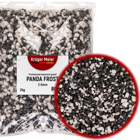 Kruger Meier Panda Frost 2-5 mm - Żwirek akwarystyczny 2 kg Kruger Meier Panda Frost 2-5 mm - Żwirek akwarystyczny 2 kg