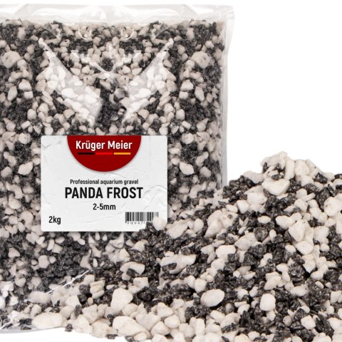 Kruger Meier Panda Frost 2-5 mm - Żwirek akwarystyczny 2 kg Kruger Meier Panda Frost 2-5 mm - Żwirek akwarystyczny 2 kg