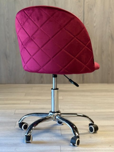 Krzesło obrotowe GLORIA OFFICE WINE VELVET Krzesło obrotowe GLORIA OFFICE WINE VELVET