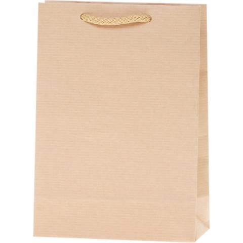 Torebka prezentowa KRAFT 1 mała szara 13x18x6cm ROZETTE Torebka prezentowa KRAFT 1 mała szara 13x18x6cm ROZETTE