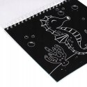 Zestaw kreatywny kolorowanka-wydrapywanka CRAZY CREATURES 497703 STARPAK
