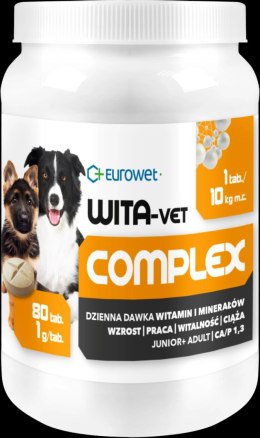 Eurowet Wita-Vet Junior + Aldut 80tab