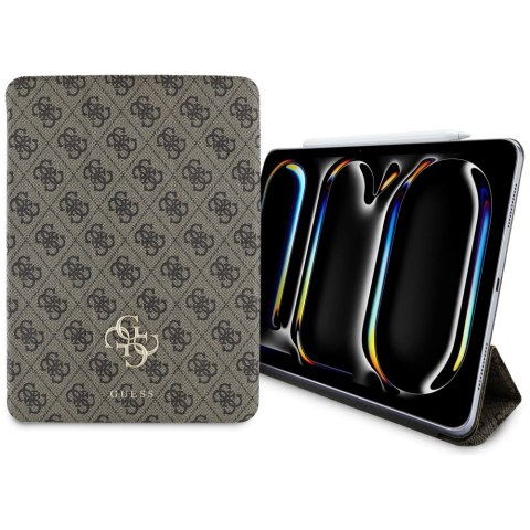 Guess Magnetic 4G Big Logo - Etui iPad Pro 11" M4 (2024) (brązowy) Guess Magnetic 4G Big Logo - Etui iPad Pro 11" M4 (2024) (brązowy)