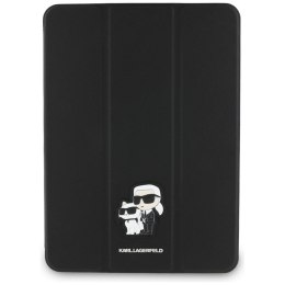 Karl Lagerfeld Book Cover Saffiano Magnetic Karl & Choupette - Etui iPad Air 11